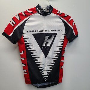 Verge Hudson Valley Triathlon Club Cycling Short Sleeve Shirt Men's M  Polyester